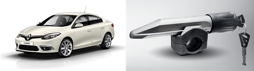 Renault Fluence 1-е п. Гарант Блок Люкс 025.E/f