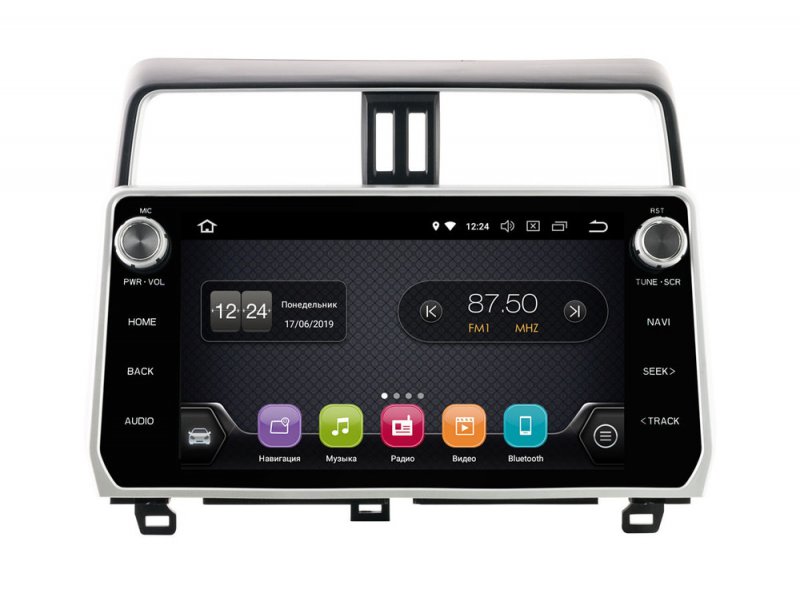 Toyota LC Prado 17+ 10"(Android 8.1), Incar TSA-2247