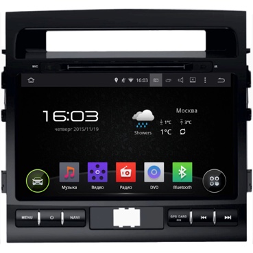 Toyota LC 200 2007-15, Incar AHR-2280 Android 4.4.4