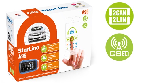 StarLine A95 BT 2CAN+2LIN GSM