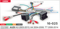 Комплект проводов для Audi A3 2003-2013, A4 2004-2008, A6 1997-2004, TT 2006-2014, Carav 16-025 