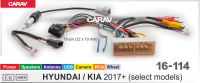 Комплект проводов Hyundai 2017+, Carav 16-114