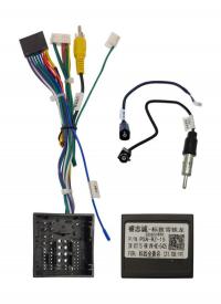 Комплект проводов для Peugeot 4008, 5008, 2017+, (WS-MTPG09), (основной, CAN, USB) 