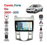 Штатная магнитола KIA Cerato, Forte 2009 - 2013, Wide Media KS9019QR-4/32 для авто с климат