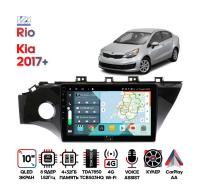 Штатная магнитола Kia Rio 2017-2019, Wide Media KS1198QR-4/32 для авто (с кнопкой) российской сборки