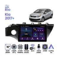 Штатная магнитола Kia Rio 2017-2019, Wide Media LC1198ON-2/32T для авто (с кнопкой) российской сборки