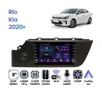 Штатная магнитола Kia Rio 2020+, Wide Media LC9506ON-2/32B для авто без камеры