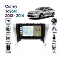 Штатная магнитола Toyota Camry 2012 - 2014, Wide Media MT9084QU-4/32 для любой комплектации авто