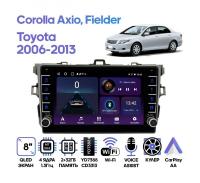 Штатная магнитола Toyota Corolla Axio, Fielder 2006 - 2013 (антрацит), Wide Media LC9038ON-2/32B